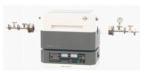 1200℃纖維開(kāi)啟式真空/氣氛管式爐