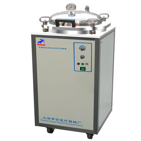 壓力蒸汽滅菌器不銹鋼翻蓋立式自控型