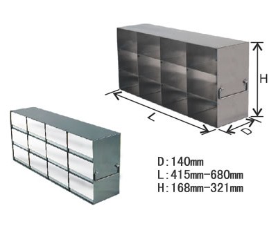存放3英寸高度標(biāo)準(zhǔn)盒的立式冰箱分隔架-UF系列