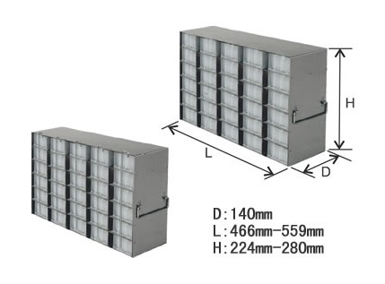 存放96孔微型試管盒的立式冰箱分隔架-UFTB系列