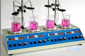 HJ-4D四聯(lián)數(shù)顯恒溫測(cè)速磁力加熱攪拌器