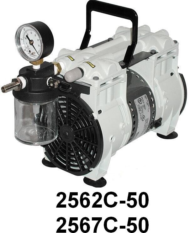 美國Welch WOB-L干式活塞泵 2562C-50可調(diào)真空