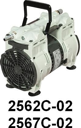 美國Welch WOB-L干式活塞泵 2567C-02