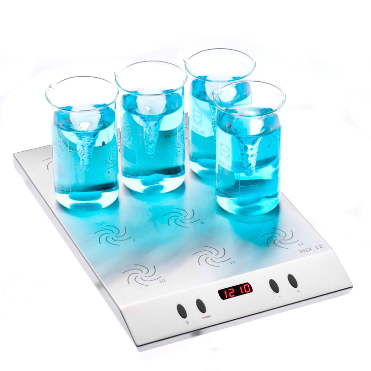 產(chǎn)品名稱:電磁感應(yīng)式磁驅(qū)多位攪拌器WHMIX 12 XL